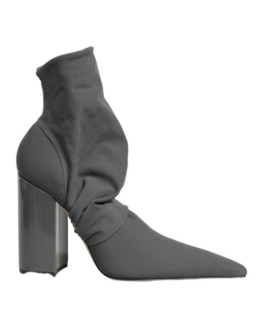 Dolce & Gabbana Gray Heeled Boots