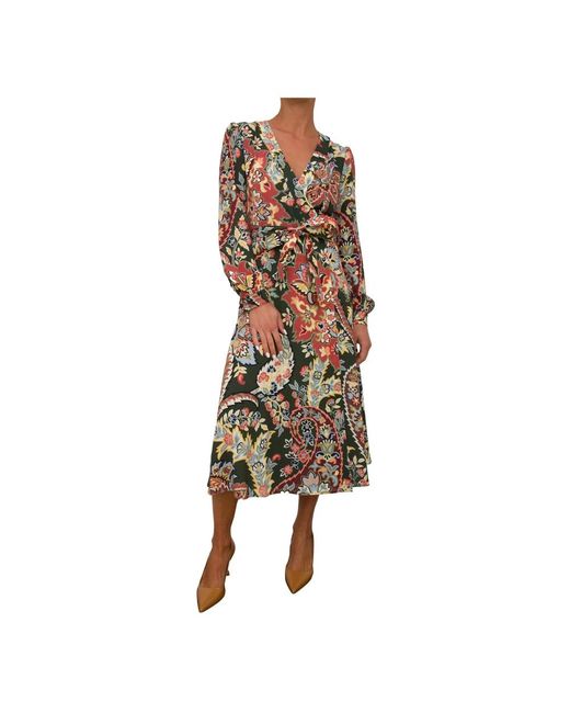 Etro Brown Midi Dresses