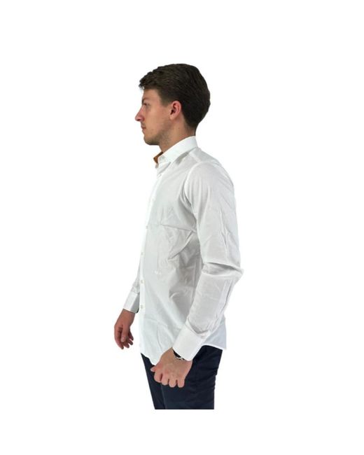 Alviero Martini 1A Classe White Casual Shirts for men