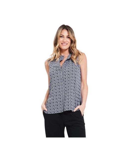 Sleeveless Tops di Rrd in Blue