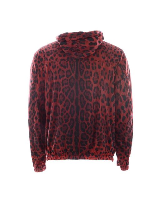 Dolce & Gabbana Red Light Jackets for men