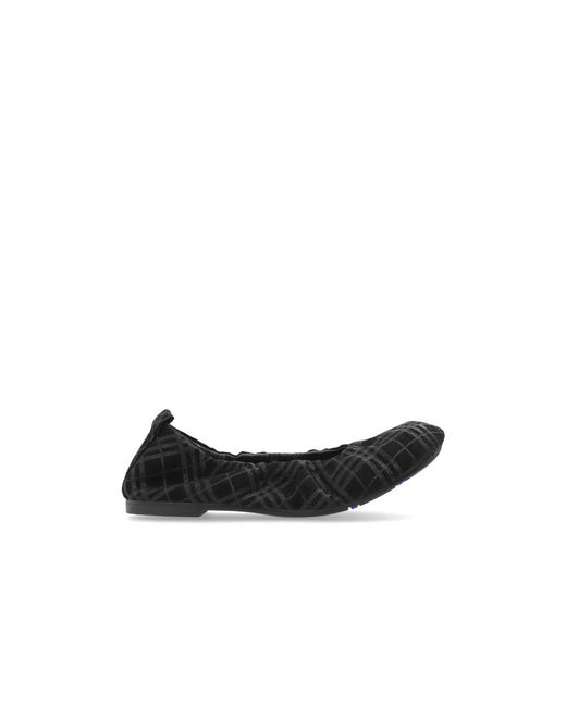 Burberry Black Ballerina Shoes