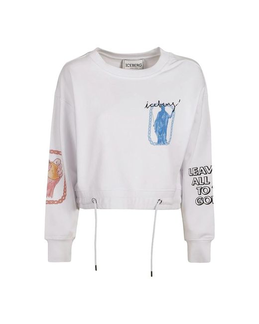 Sweatshirts & hoodies > sweatshirts Iceberg en coloris Blue