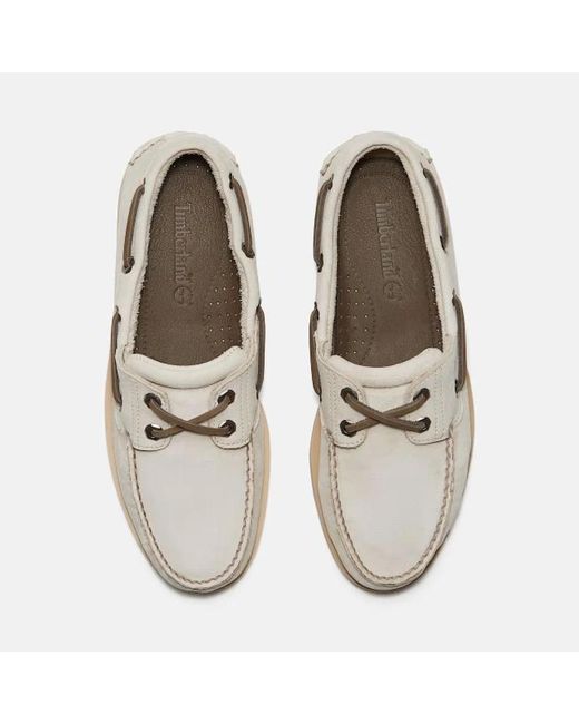 Timberland Klassische Bootsschuhe in White für Herren