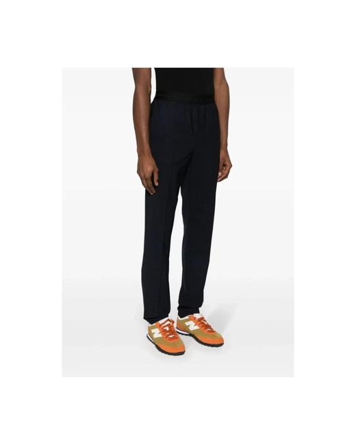 MSGM Black Slim-Fit Trousers for men