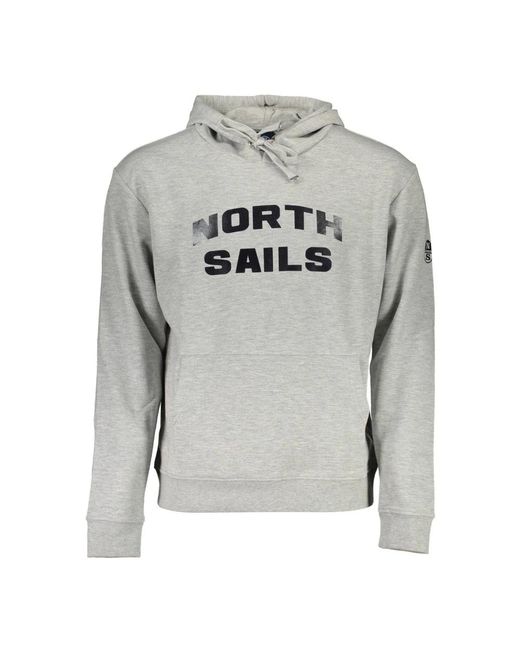 North Sails Gray Hoodies for men