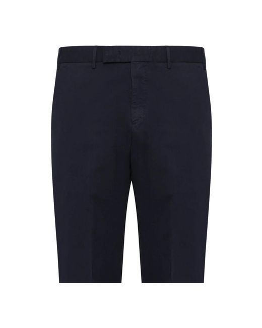 PT Torino Blue Slim-Fit Trousers for men
