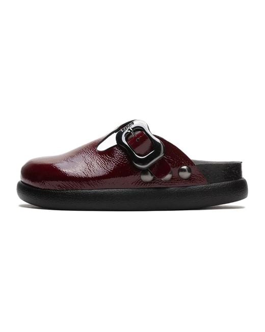 Scholl Brown Flora Chunky