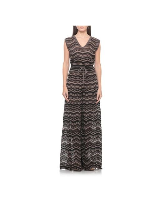 D.exterior Gray Jumpsuits