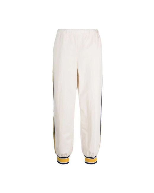 Gucci White Nylon Track Pants for men