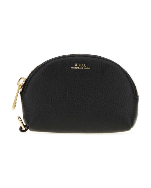 A.P.C. Black Monnaie Kartenetui