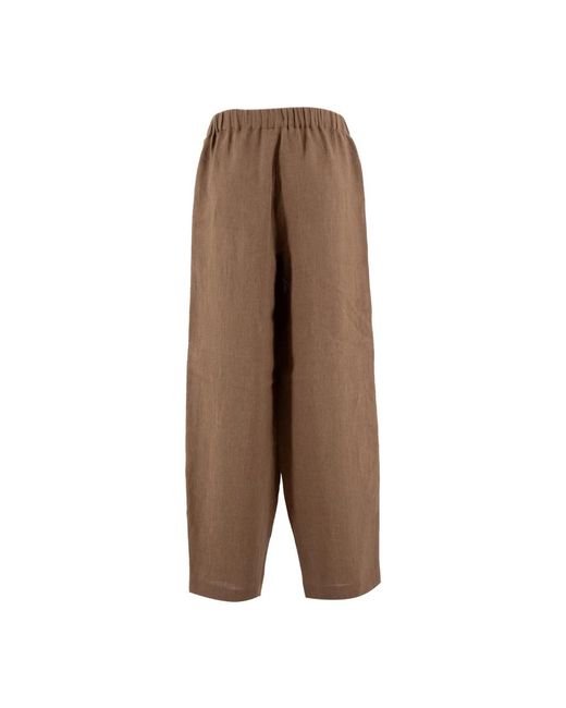 Antonelli Brown Wide Trousers