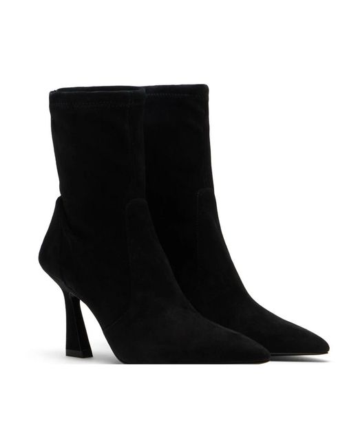 Stuart Weitzman Black Heeled Boots