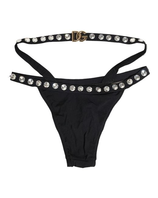 Dolce & Gabbana Black Bikinis