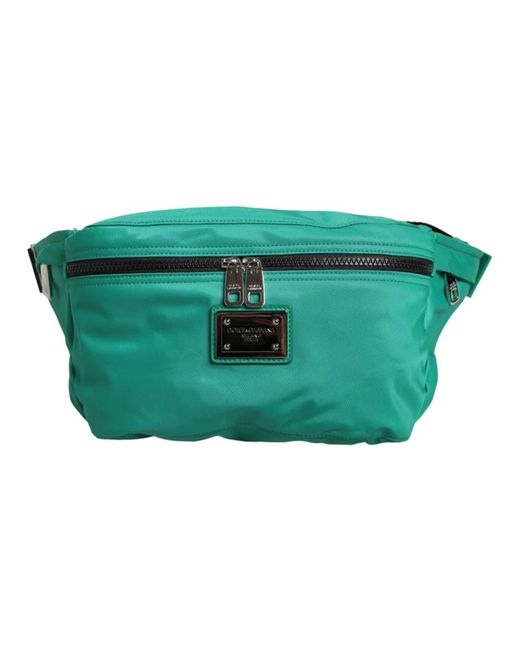 Dolce & Gabbana Green Belt Bags for men