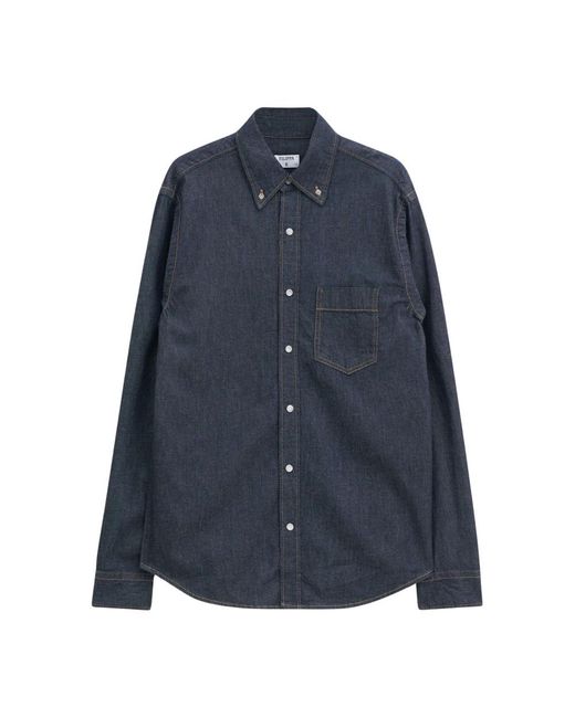 Filippa K Blue Denim Shirts for men