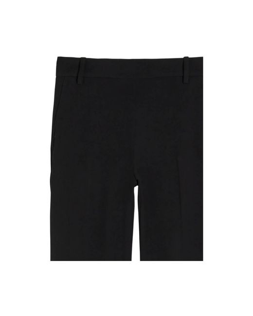 Vince Black Straight Trousers