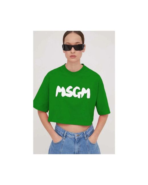 T-Shirts MSGM de color Green