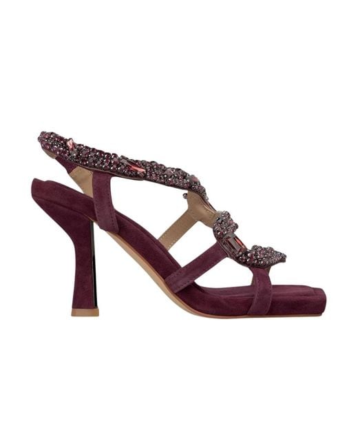 Alma En Pena. Red High Heel Sandals