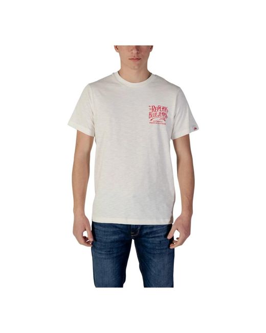 T-Shirts di Replay in Gray da Uomo