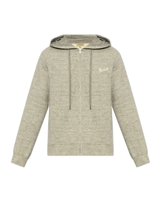Woolrich Gray Zip-Throughs for men