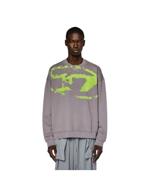 DIESEL Gray Sweatshirts for men