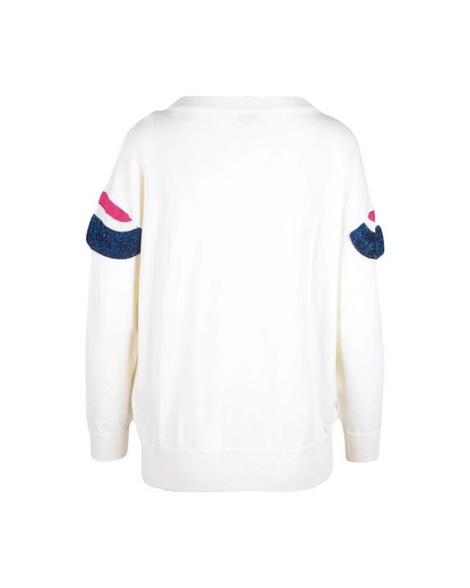 Ballantyne Long Sleeve Pullover Sweater in het Blue