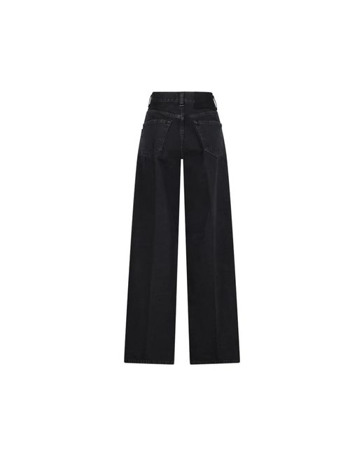 Haikure Black Wide Jeans
