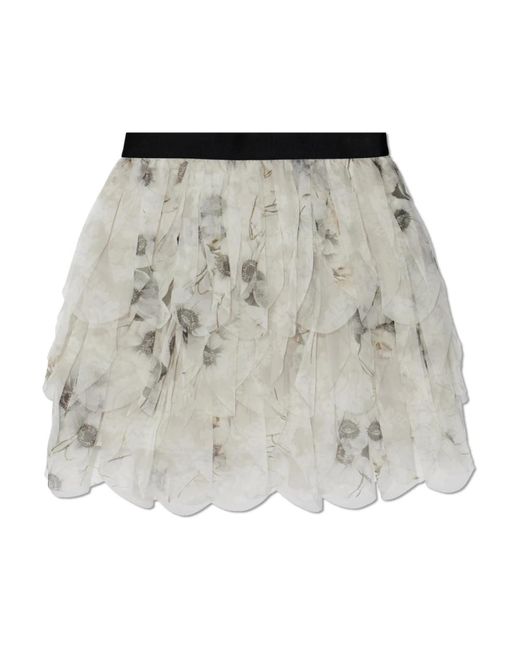 Max Mara Gray Short Skirts