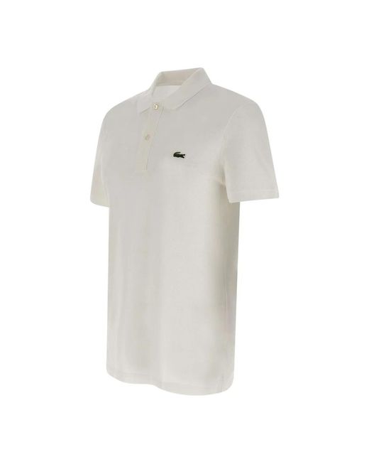 Lacoste White Polo Shirts for men