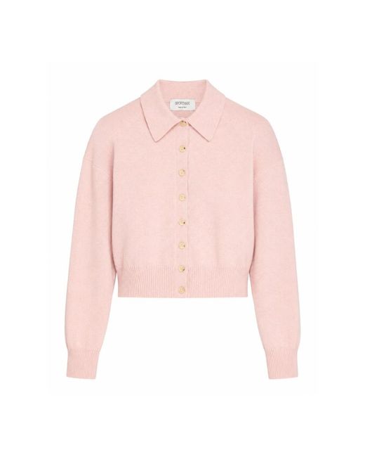 Sportmax Pink Cardigans