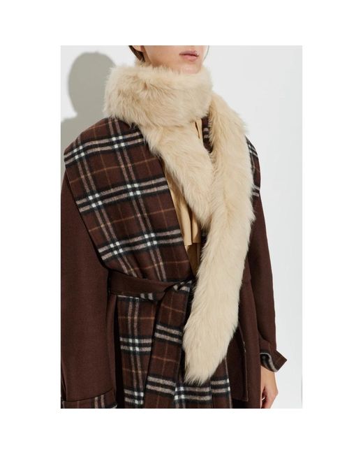 Burberry Natural Pelzschal