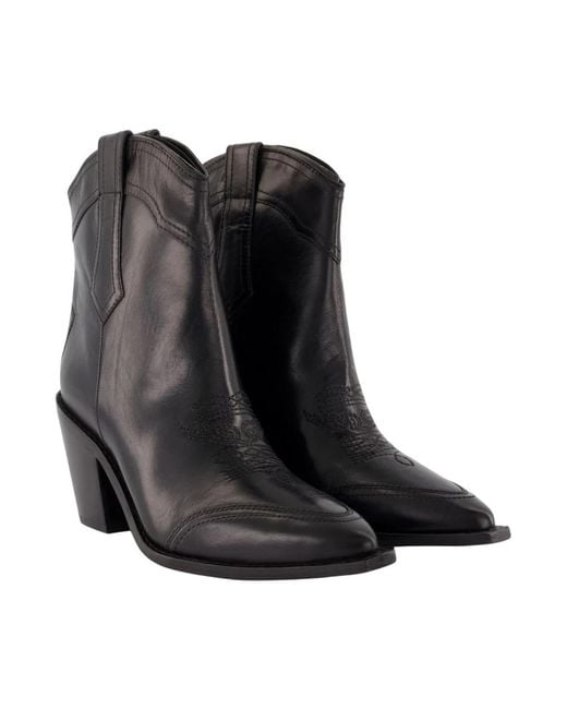 Zadig & Voltaire Black Cowboy & Biker Boots