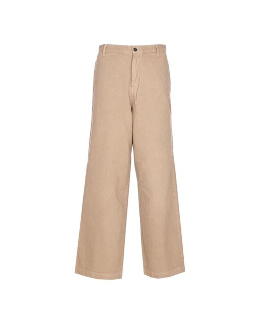 AMISH Natural Wide Trousers for men