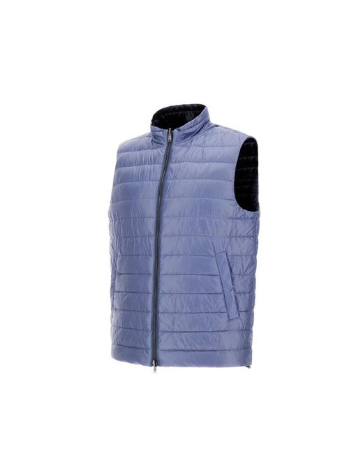 Herno Blue Waistcoats for men