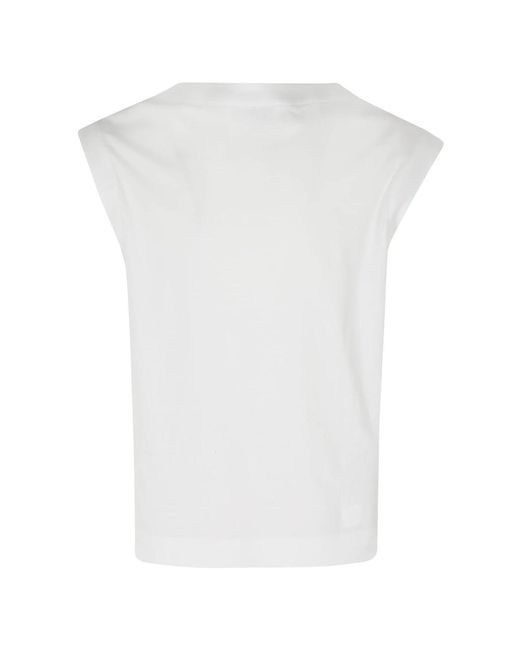 Gran Sasso Boxy Tank Top in het White