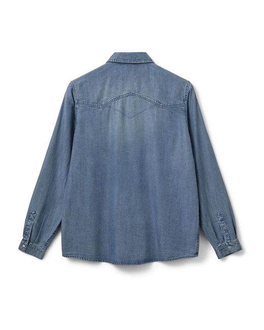 Sofie Schnoor Overhemden ,Blauw ,Katoen Aline Sw Shirt in het Blue