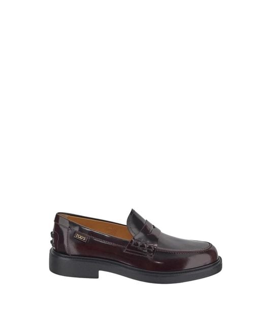 Tod's Red Loafers