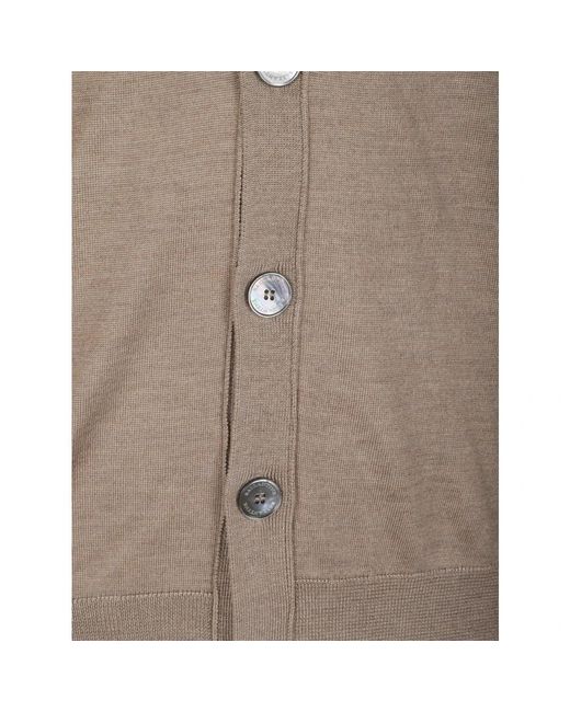 Cardigans Ballantyne de hombre de color Brown