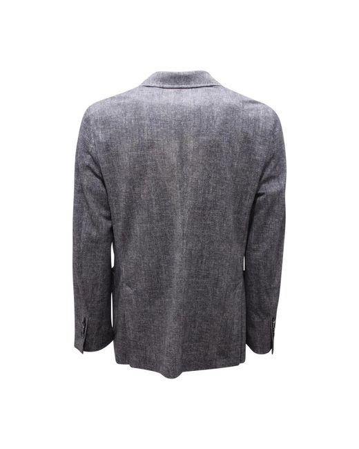 Circolo 1901 Jassen ,Blauw ,Piquet Jack Blauw Gevoerd Model Cn 4339 in het Gray voor heren