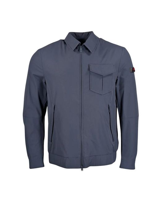 Peuterey Blue Bomber Jackets for men