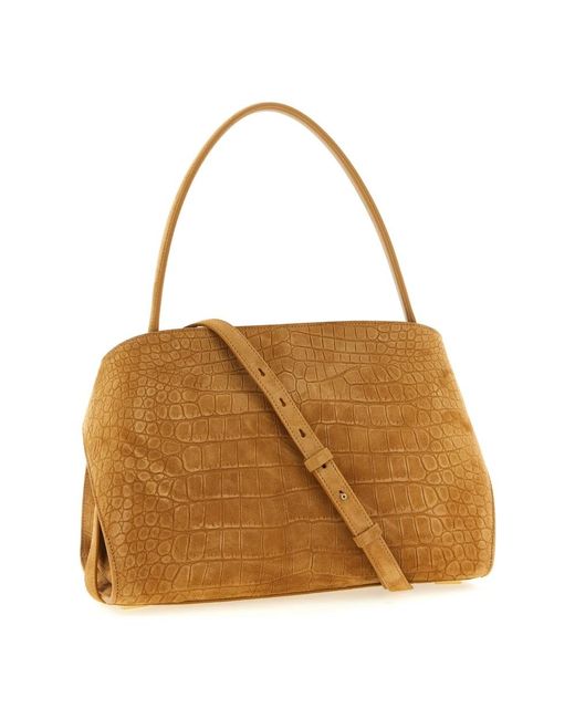 Ferragamo Brown Shoulder Bags