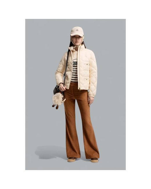 Moncler Corduroy Tailored Pants in het Brown
