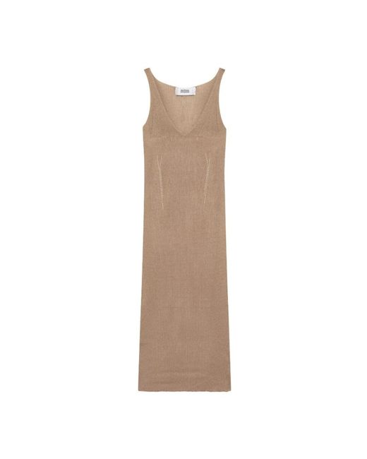 Midi Dresses Alpha Studio en coloris Natural