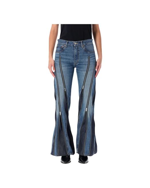Flared Jeans Junya Watanabe de color Blue