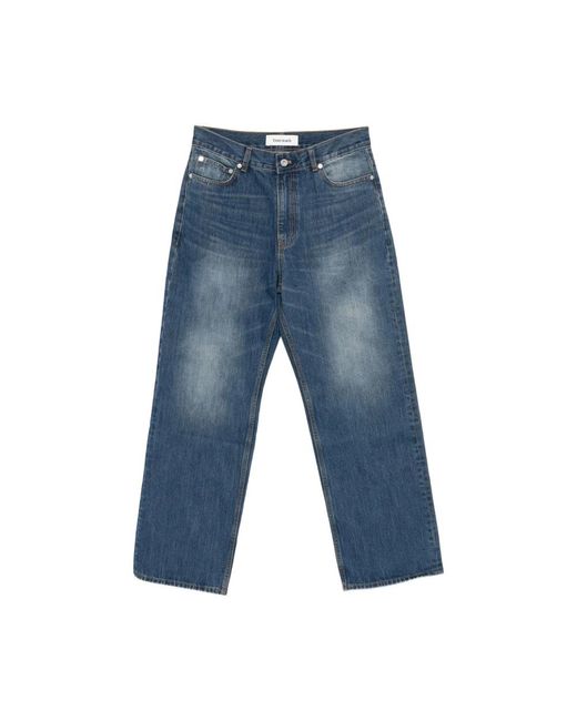 TONYWACK Blue Straight Jeans for men