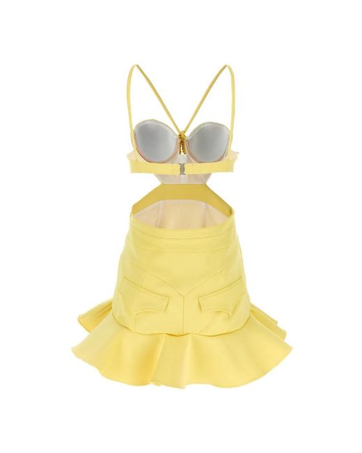 Rabanne Yellow Party Dresses