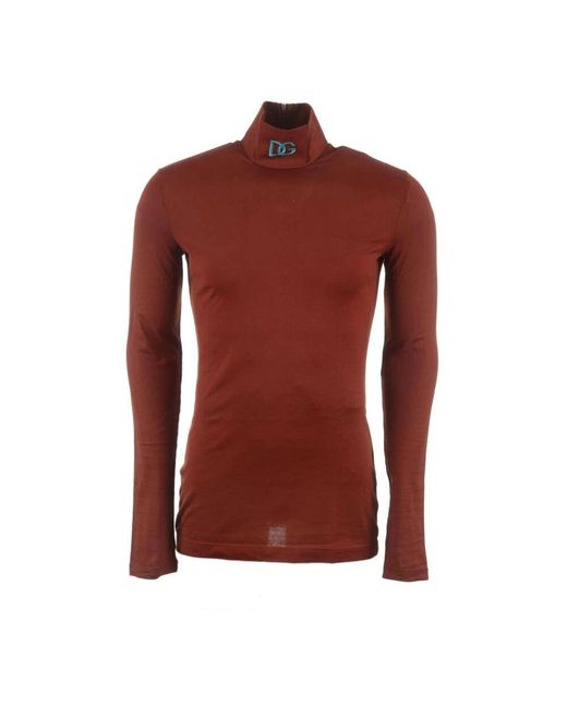 Long Sleeve Tops Dolce & Gabbana pour homme en coloris Red