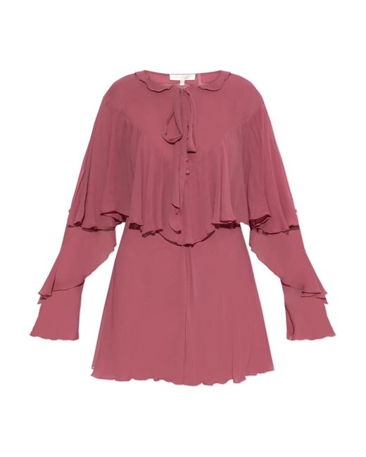 LoveShackFancy Jurk Liraine in het Red