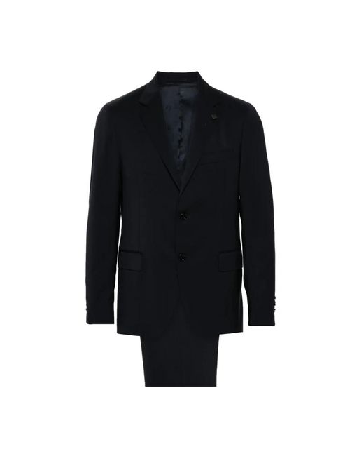 Lardini Blue Single Breasted Suits for men
